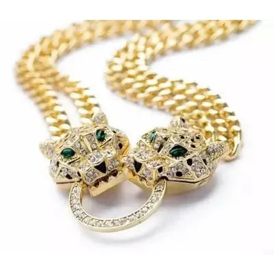Cari Panther Knocker Necklace