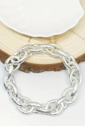 CB2159 Link Chain Stretch Bracelet