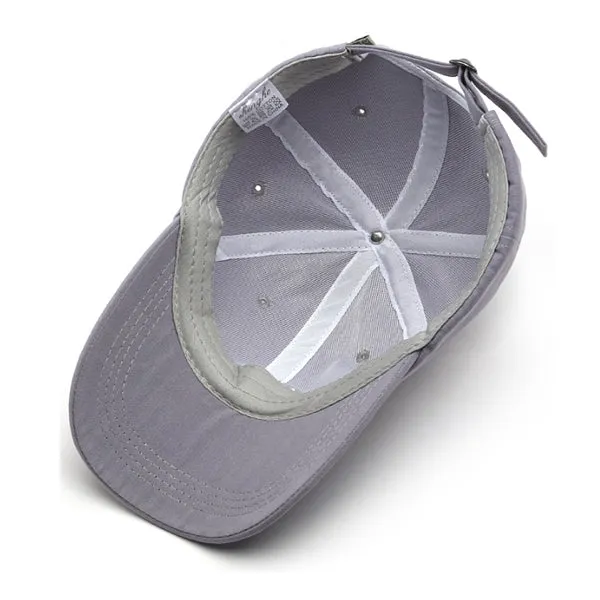Challenge Embroidery Grey Adjustable Baseball Cap Challenge刺繡灰色可調節棒球帽 KCHT2396