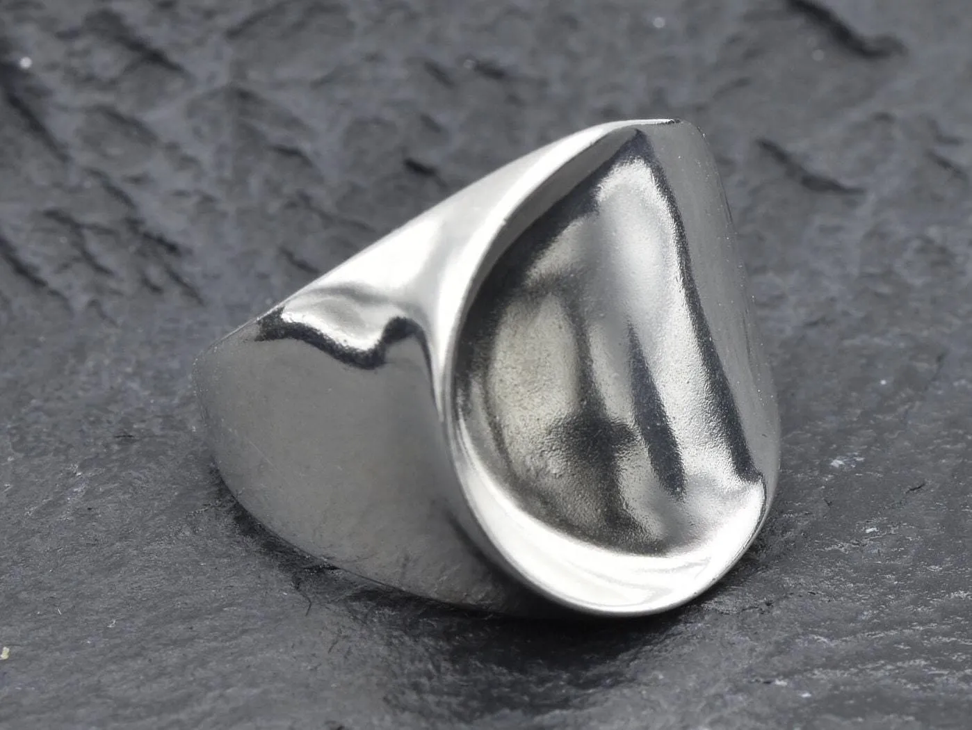 Chunky Silver Ring - Artistic Silver Ring - Unisex Silver Ring