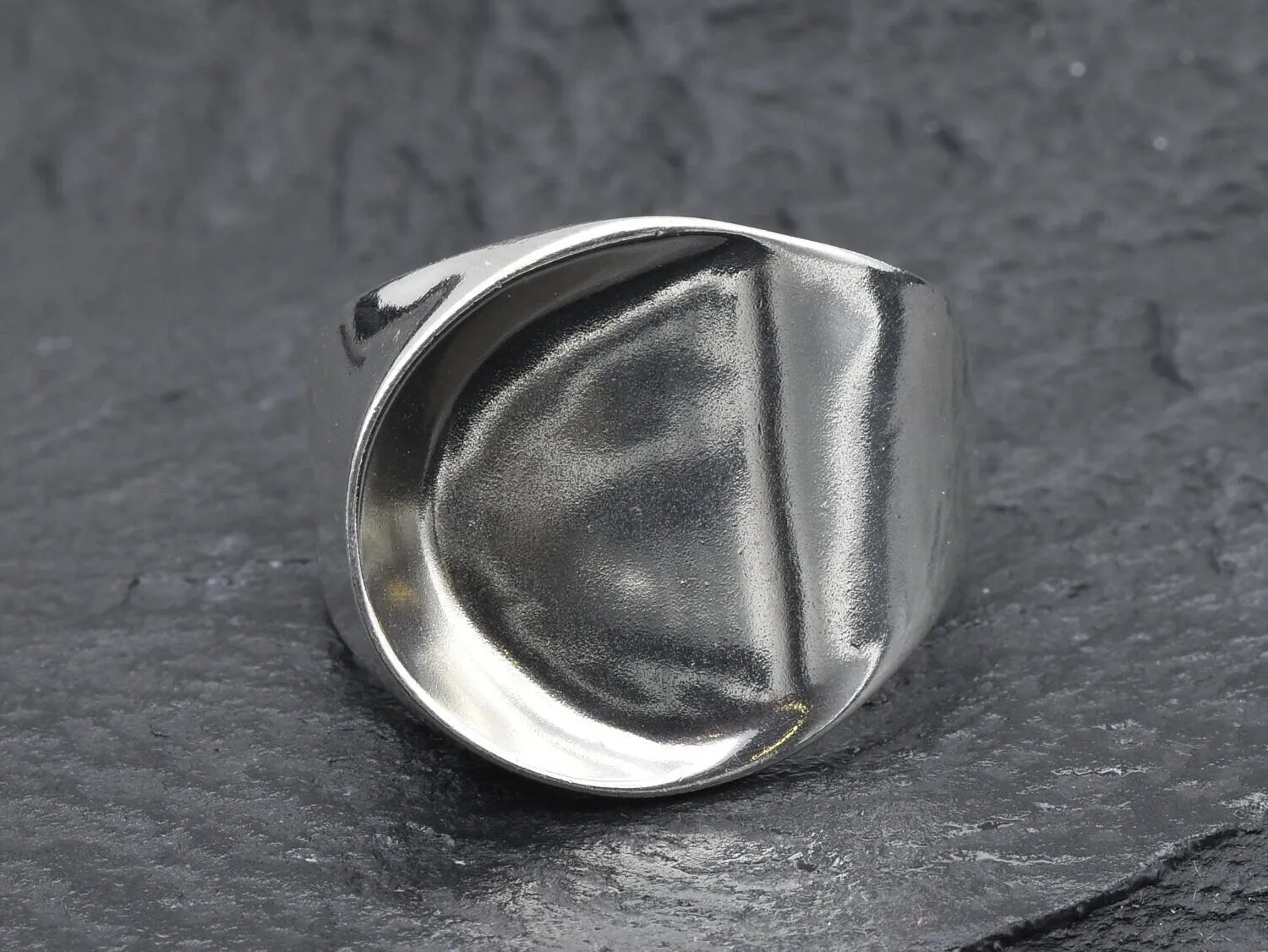 Chunky Silver Ring - Artistic Silver Ring - Unisex Silver Ring