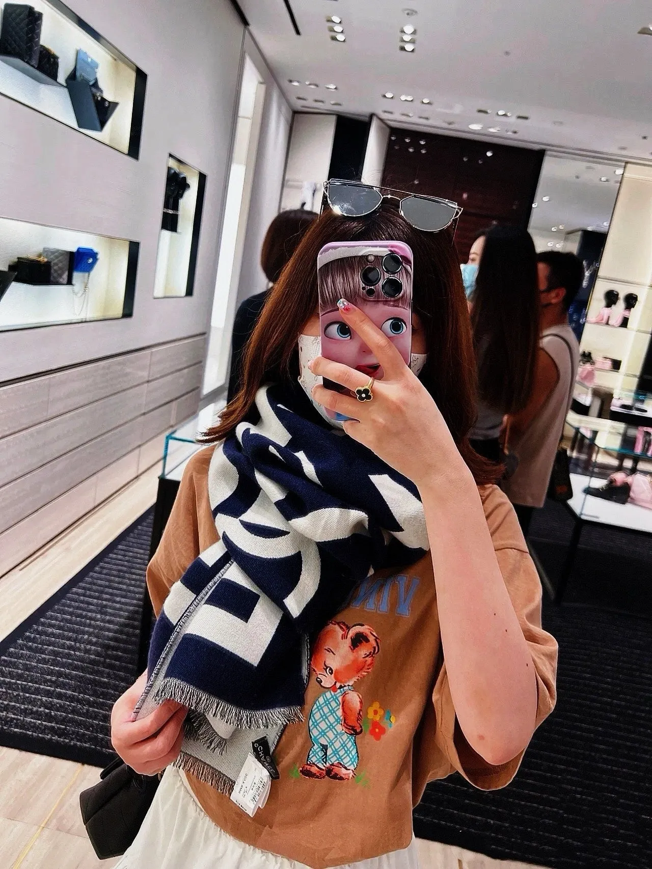 CLTH412 CC Scarf / 78.7x17inch