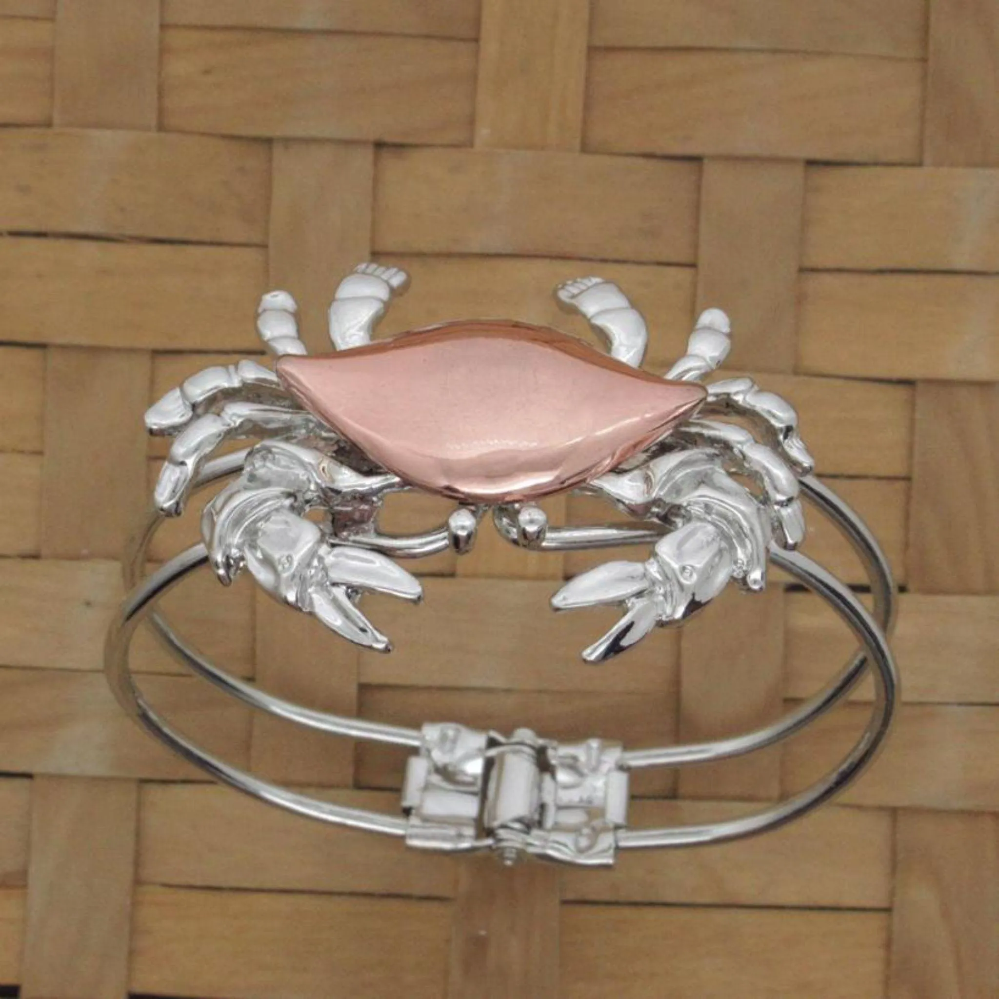 Crab (Copper Plated) / Cuff Bracelet