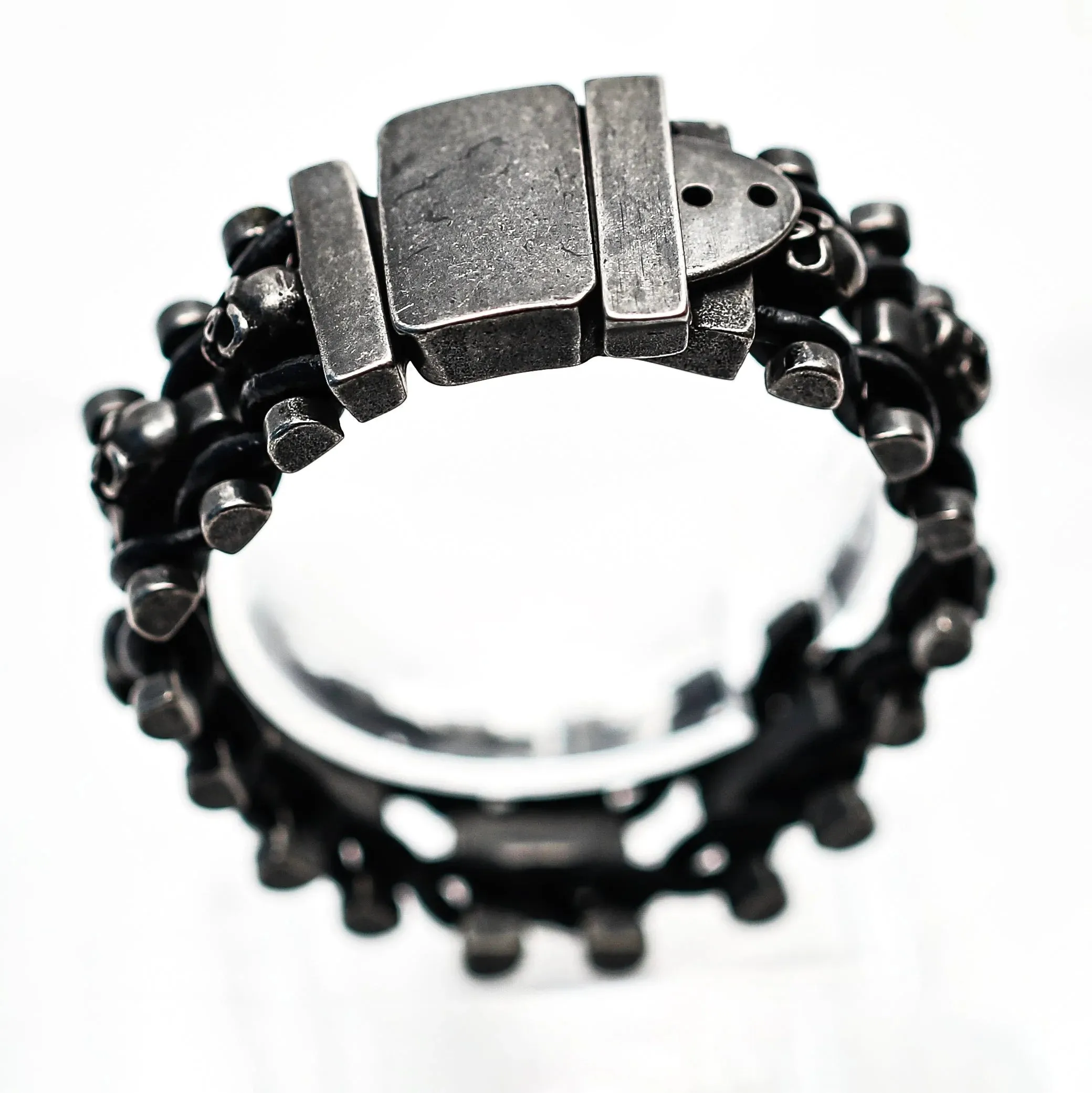 Cristiano Black Skeleton Bracelet