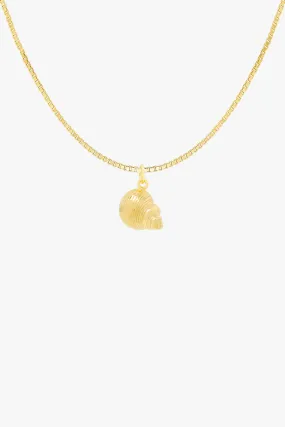 Crown Shell Necklace Gold Plated