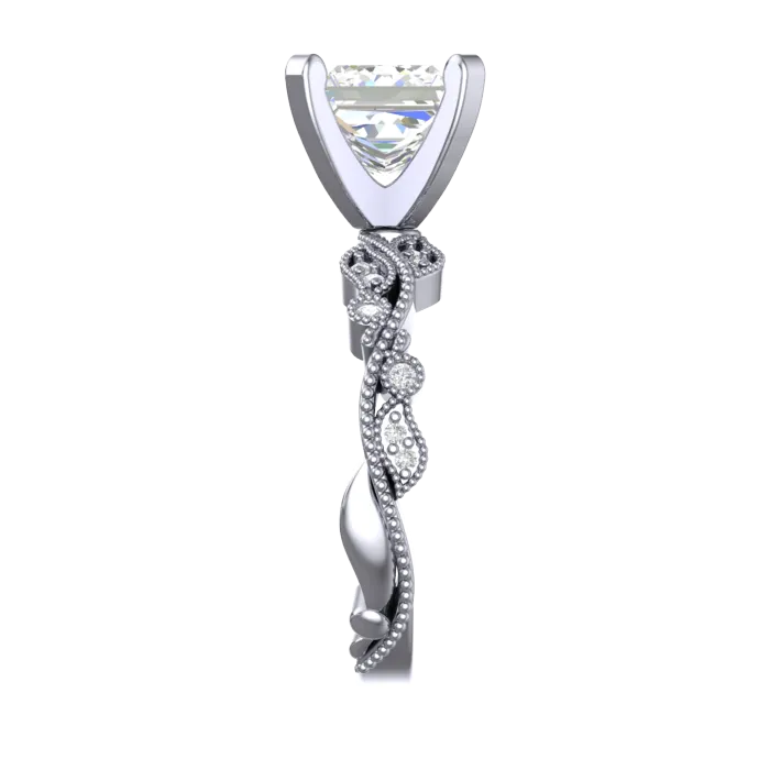 Cubic Zirconia Engagement Ring- Customer Designed Style 6039