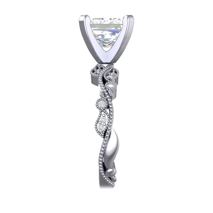 Cubic Zirconia Engagement Ring- Customer Designed Style 6039