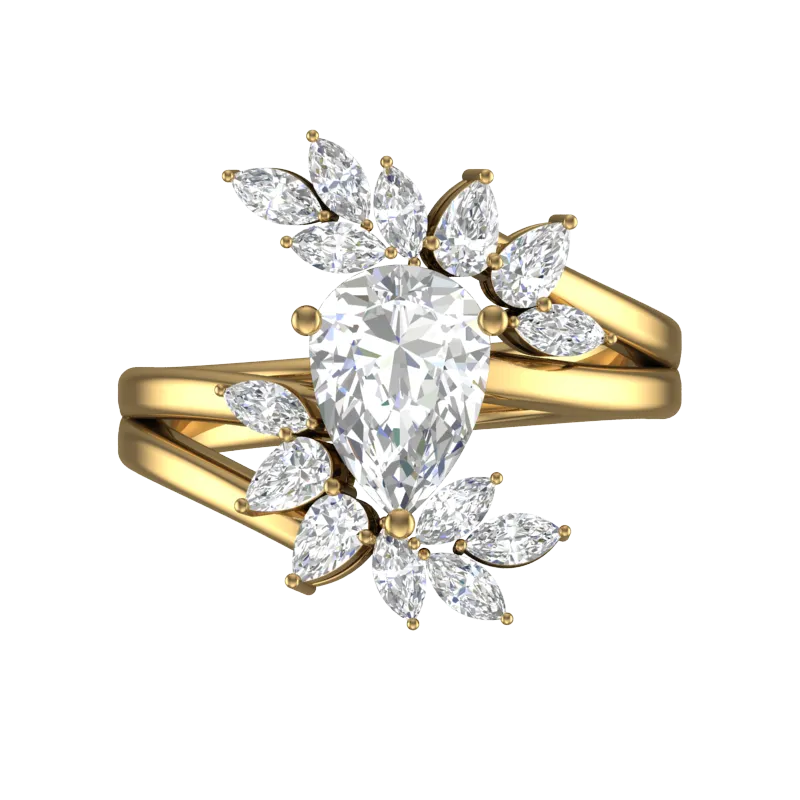 Cubic Zirconia Engagement Ring- Customer Designed Style 6361