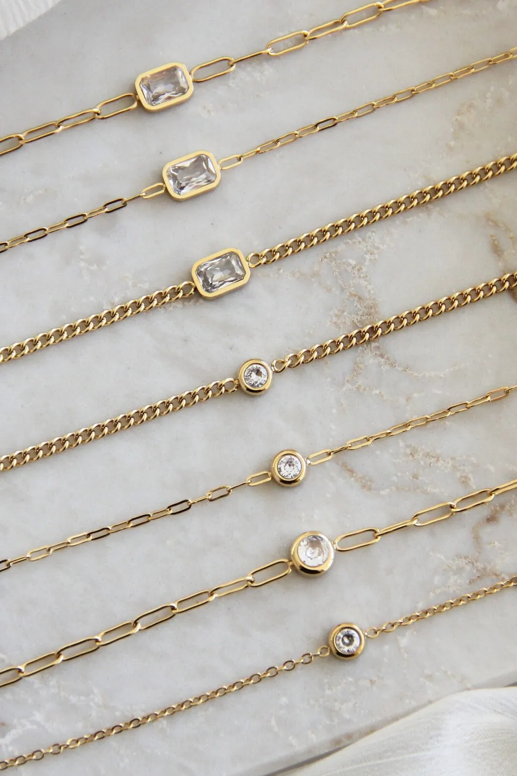 CZ Chain Bracelet