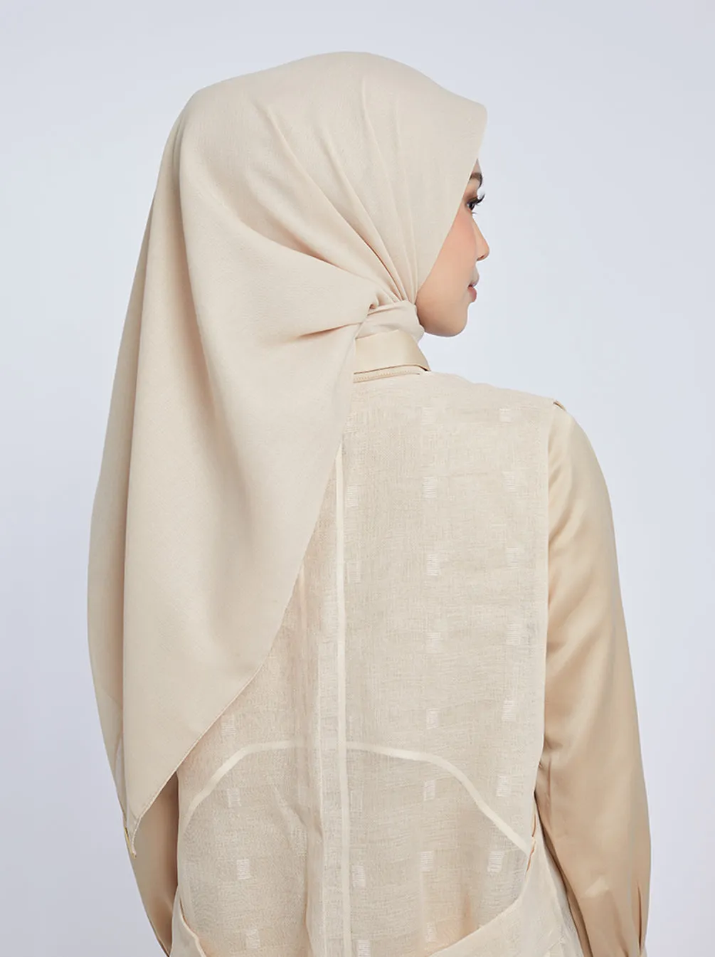 DELICATE PARIS SCARF PLAIN CREME