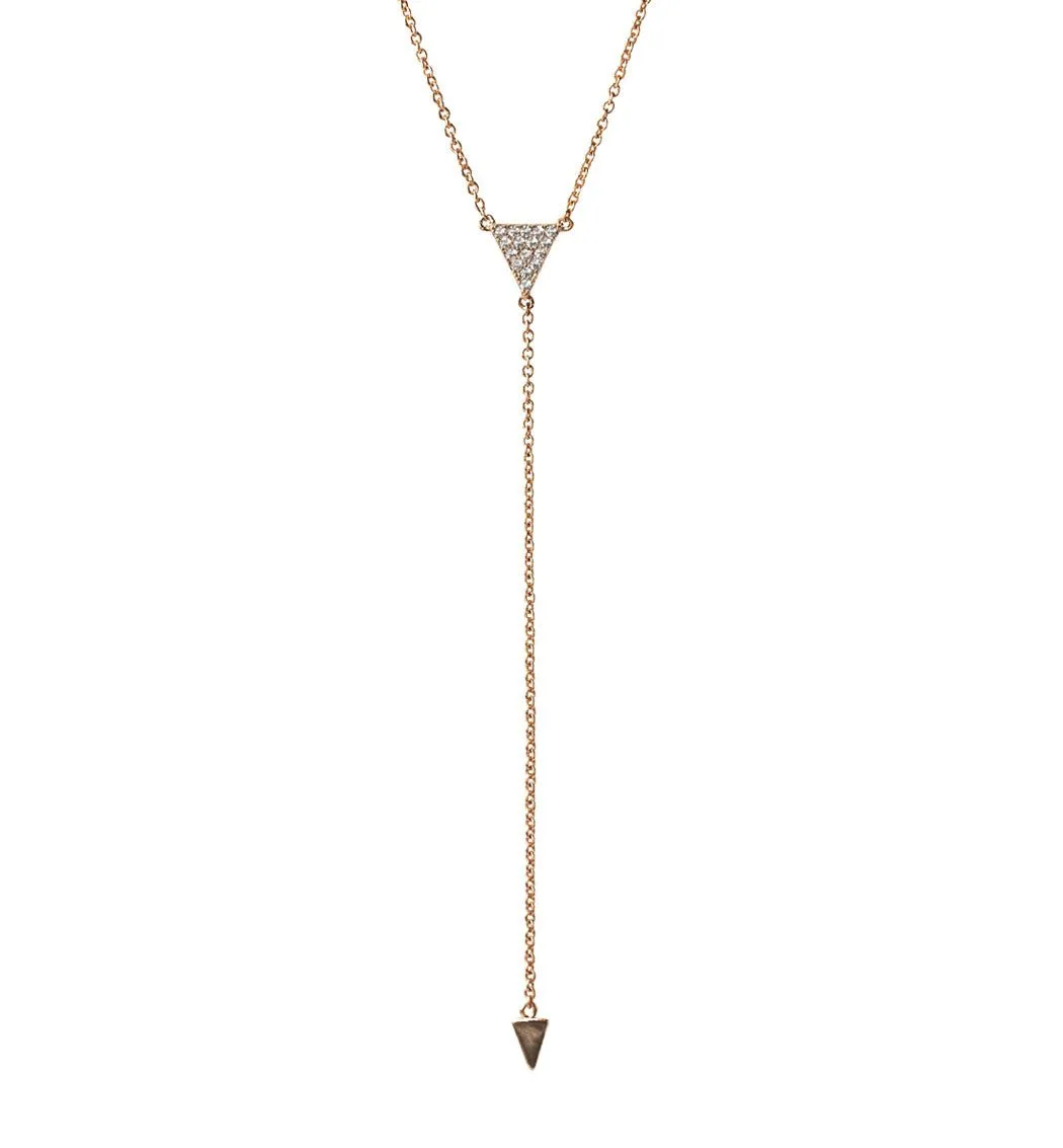 Delta Lariat Necklace