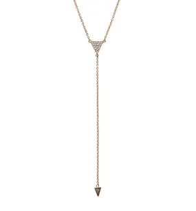 Delta Lariat Necklace