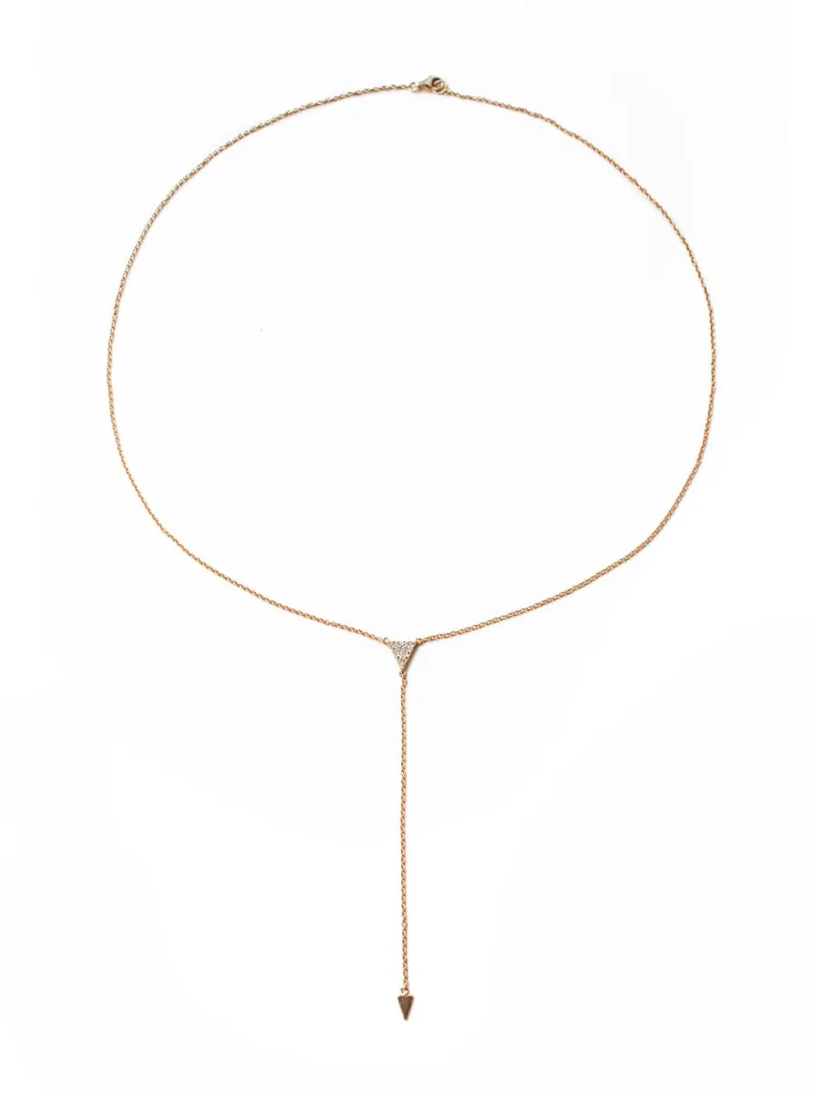 Delta Lariat Necklace