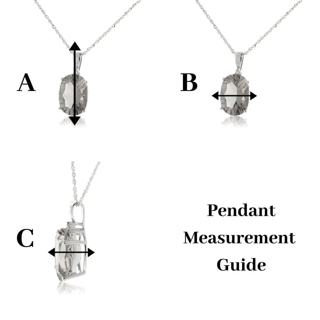 Emerald Cut Tanzanite & Diamond Accented Pendant