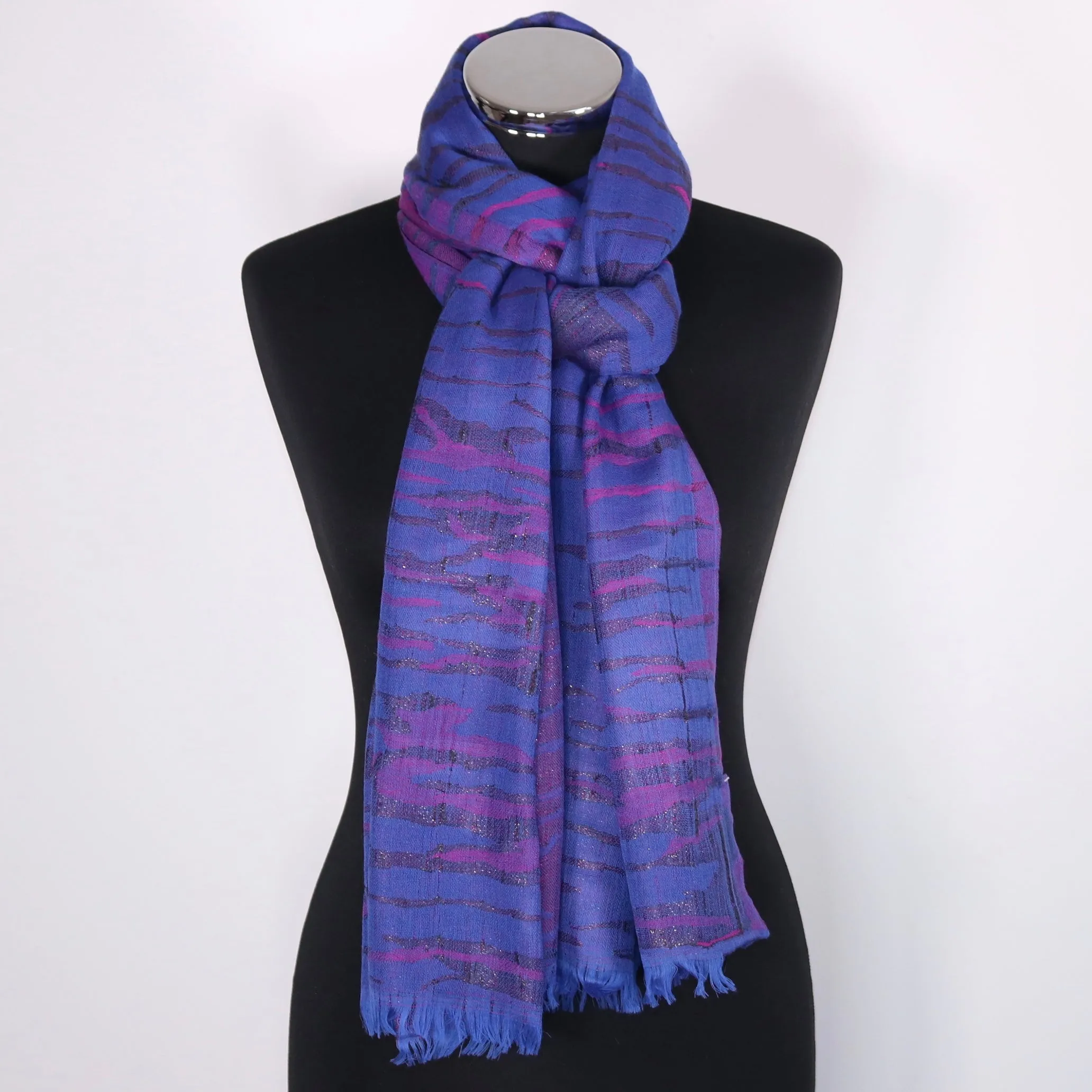 Erin Reversible Wool Scarf - Wholesale