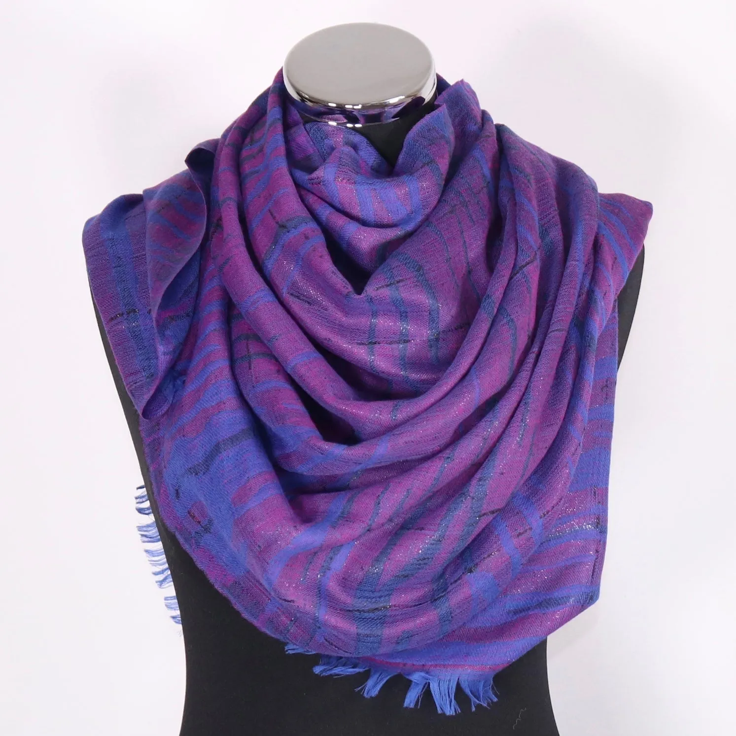 Erin Reversible Wool Scarf - Wholesale