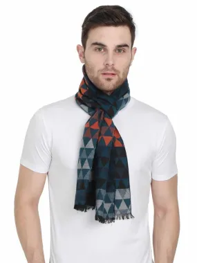FabSeasons Green Men's Casual Checkered Acrylic Woolen Muffler