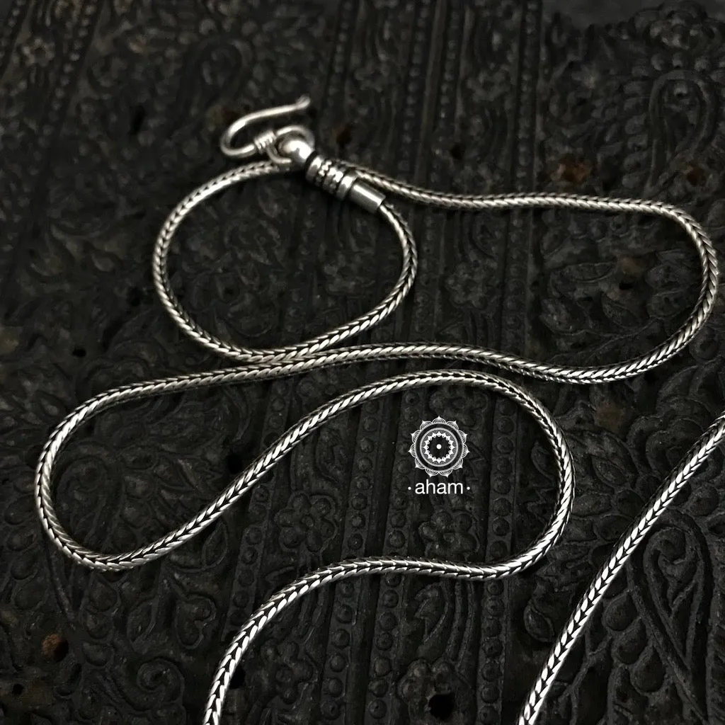 Fox Silver Chain 30 Inches | 2 mm