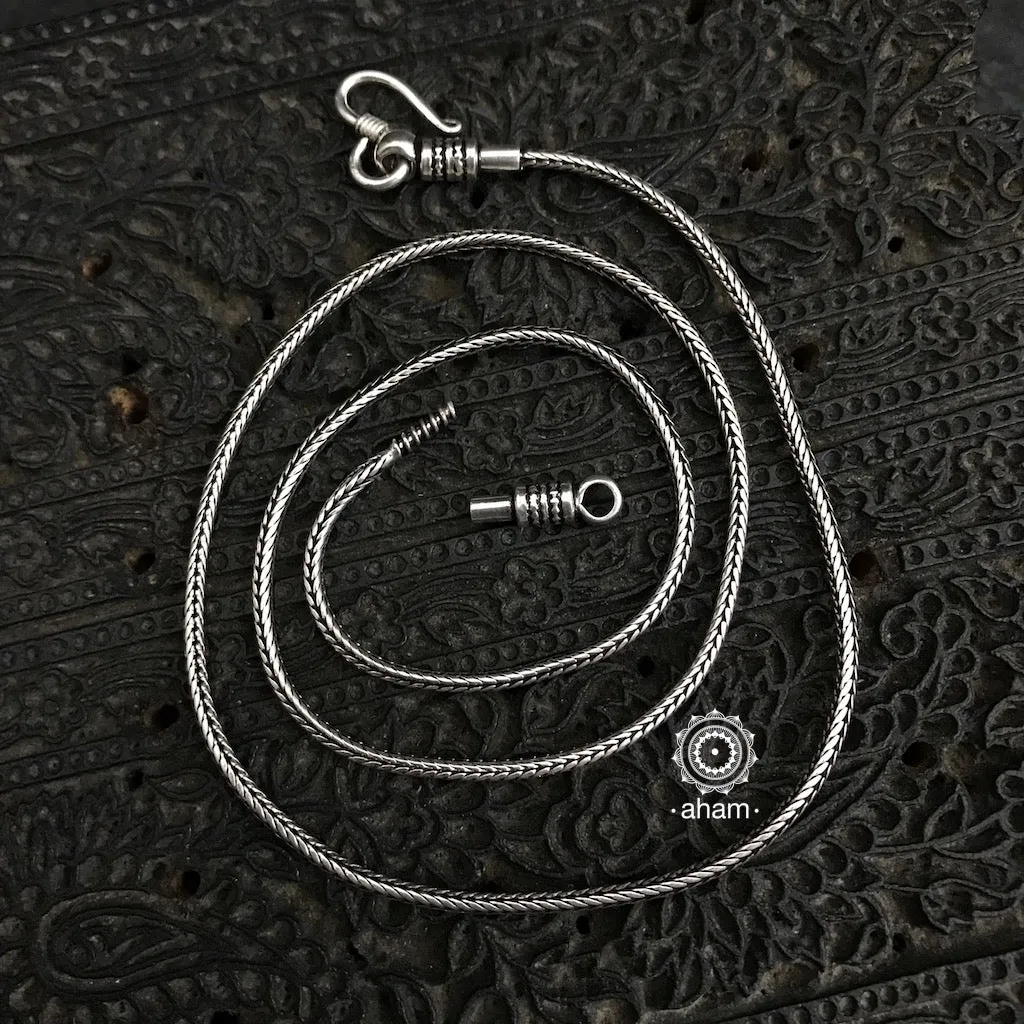 Fox Silver Chain 30 Inches | 2 mm