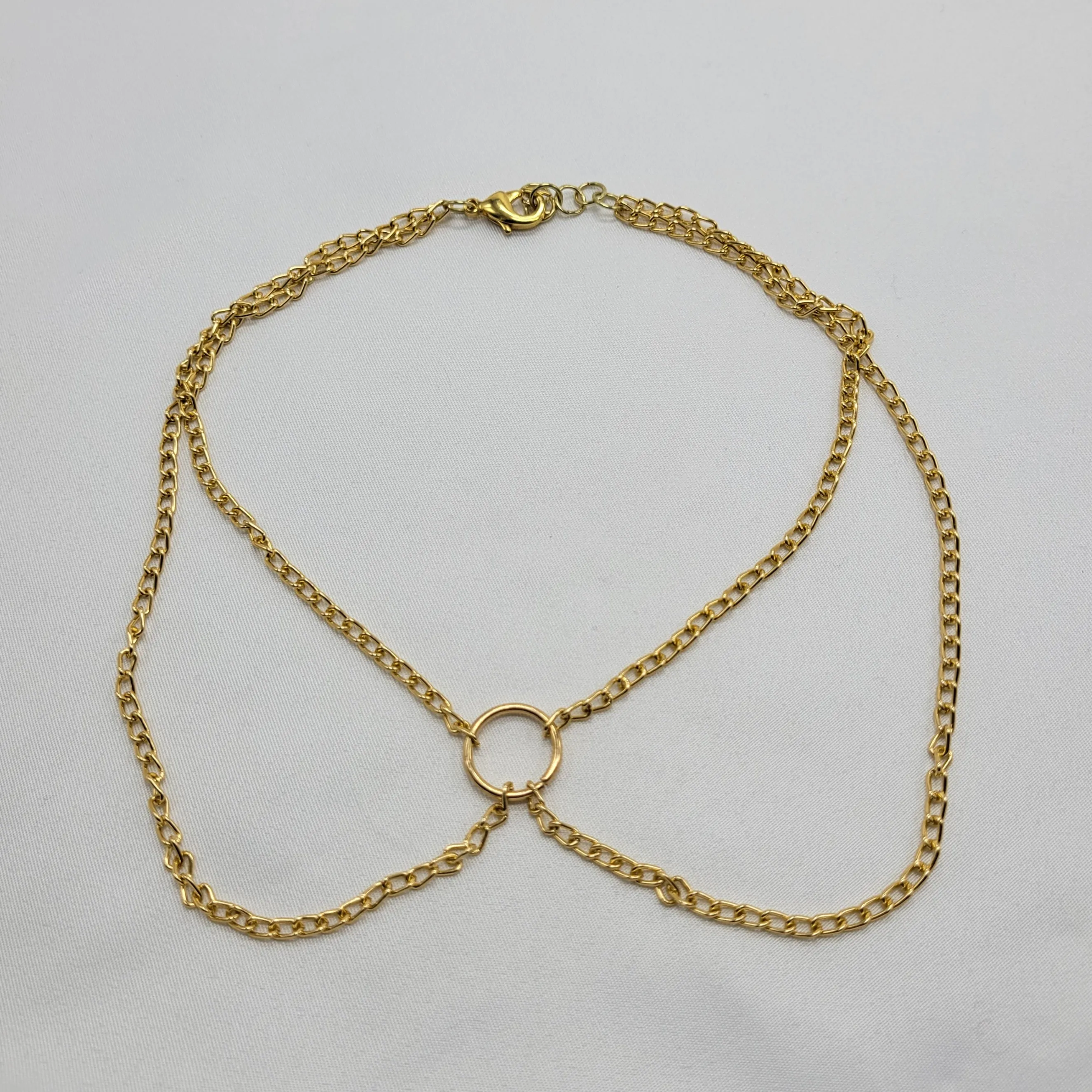 Gold Chain Choker Necklace