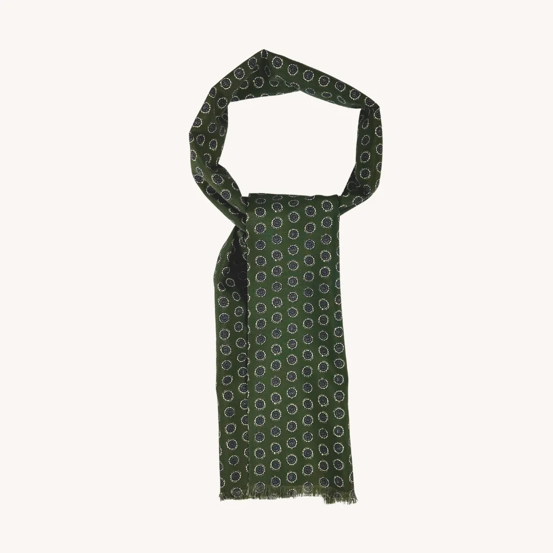 Green Silk Scarf