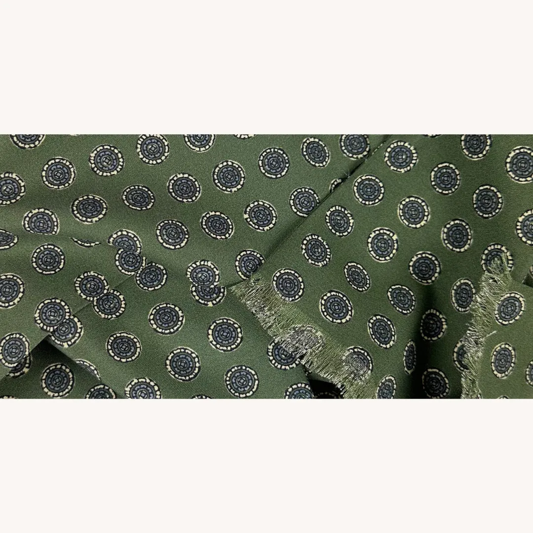 Green Silk Scarf