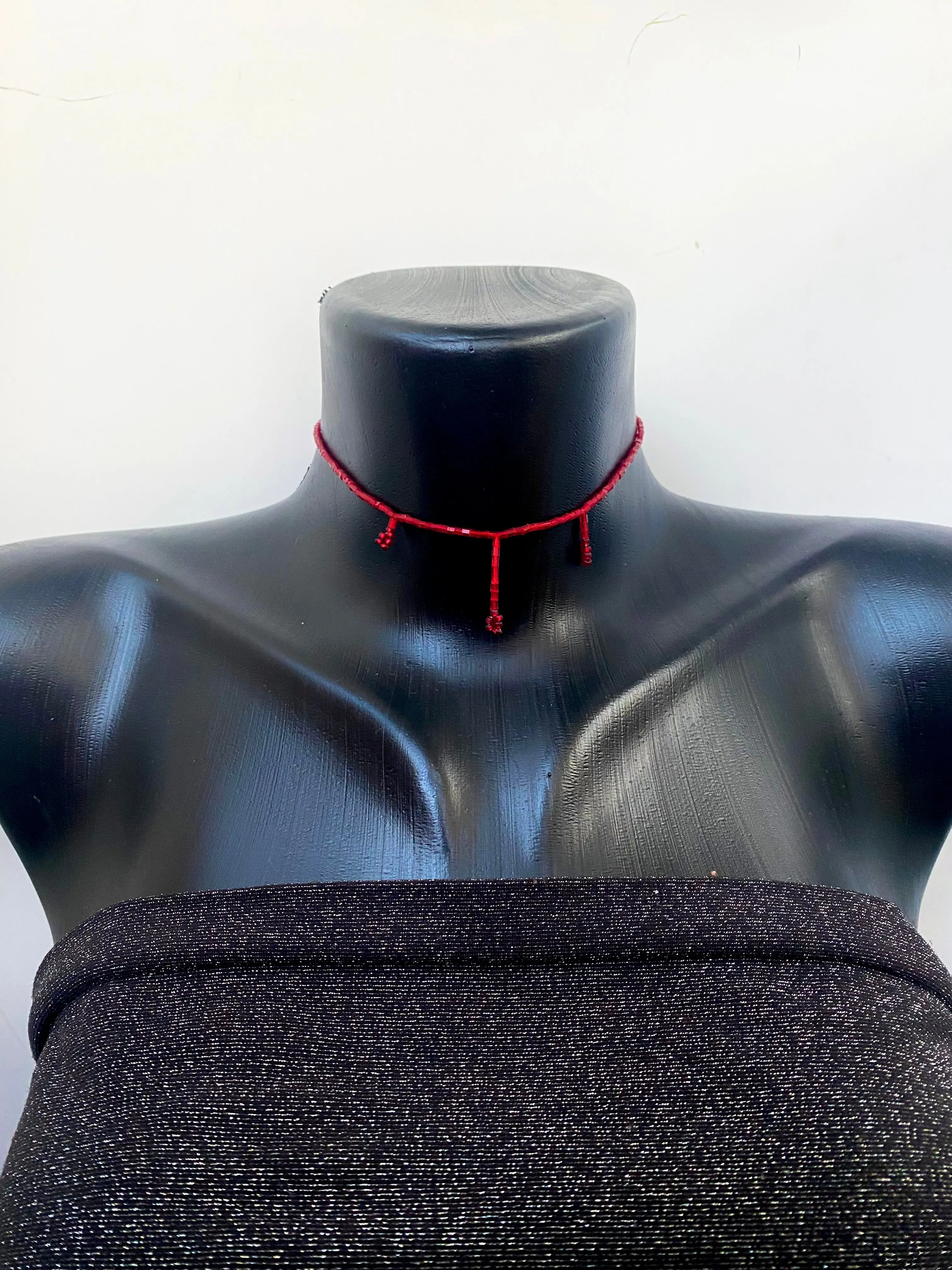 Halloween choker, Blood choker, Red choker