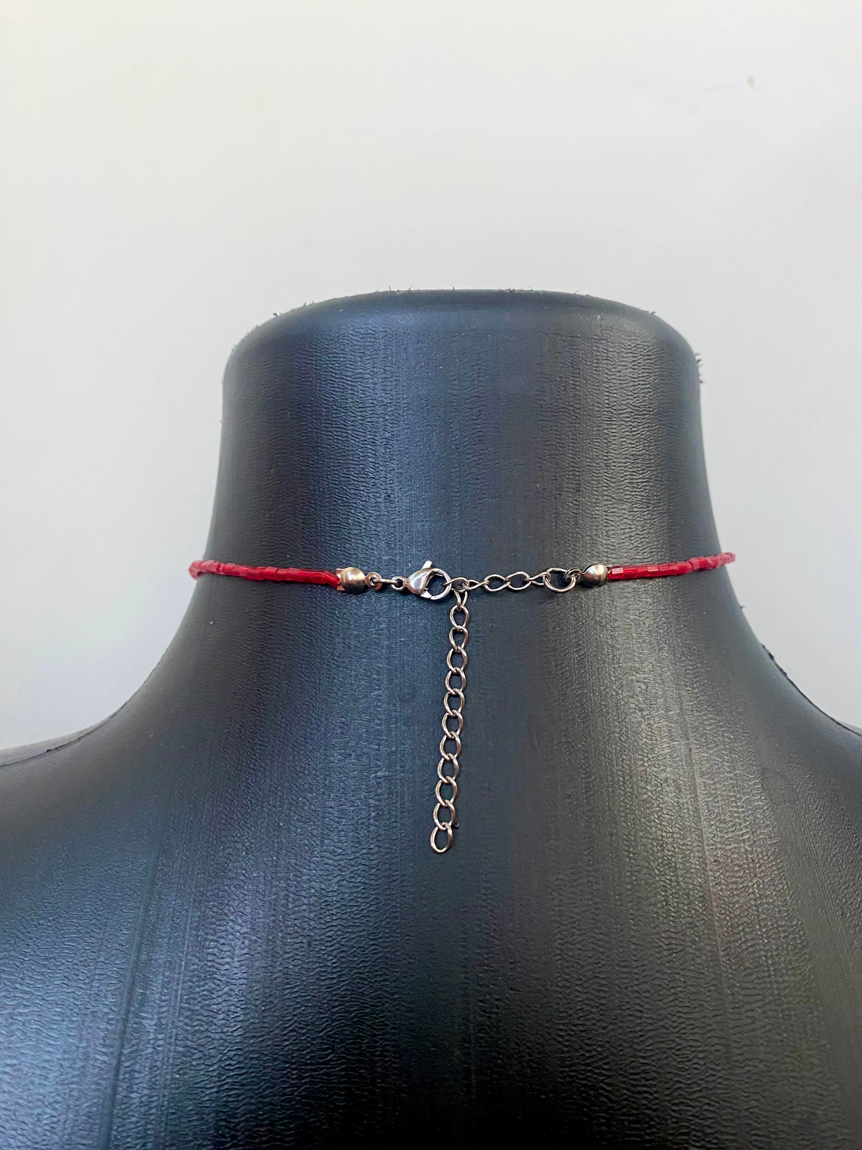 Halloween choker, Blood choker, Red choker