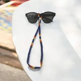 Handmade glasses  chain ( Indigo )