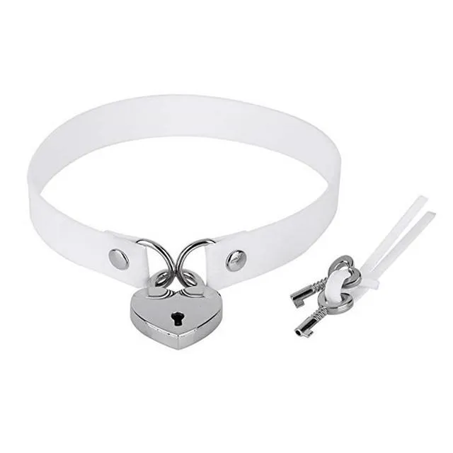 Harajuku Heart Key locker Collar SD00527