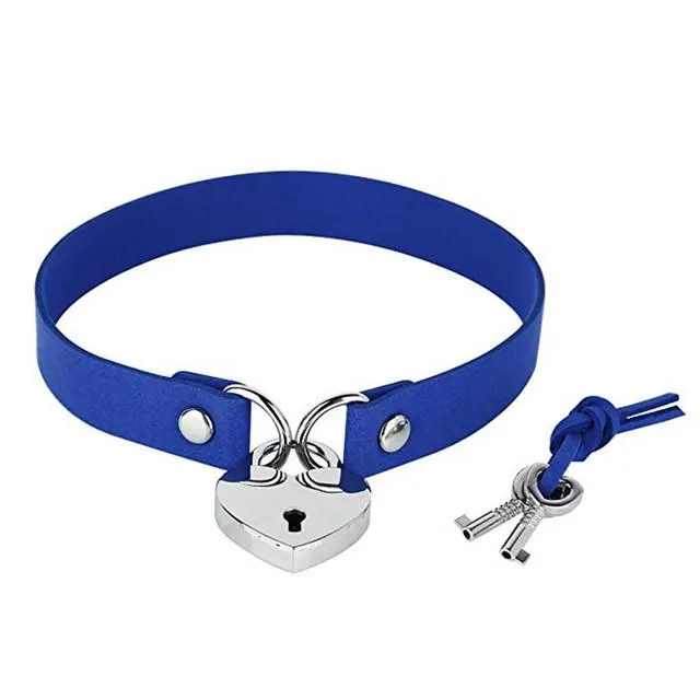 Harajuku Heart Key locker Collar SD00527