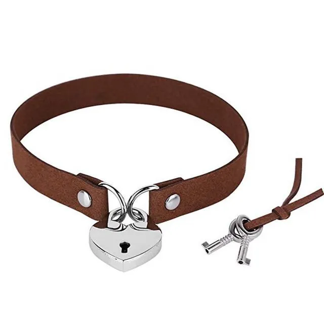 Harajuku Heart Key locker Collar SD00527