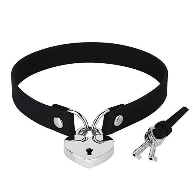 Harajuku Heart Key locker Collar SD00527