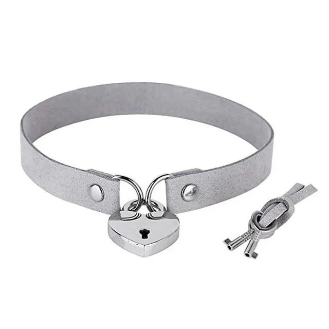 Harajuku Heart Key locker Collar SD00527