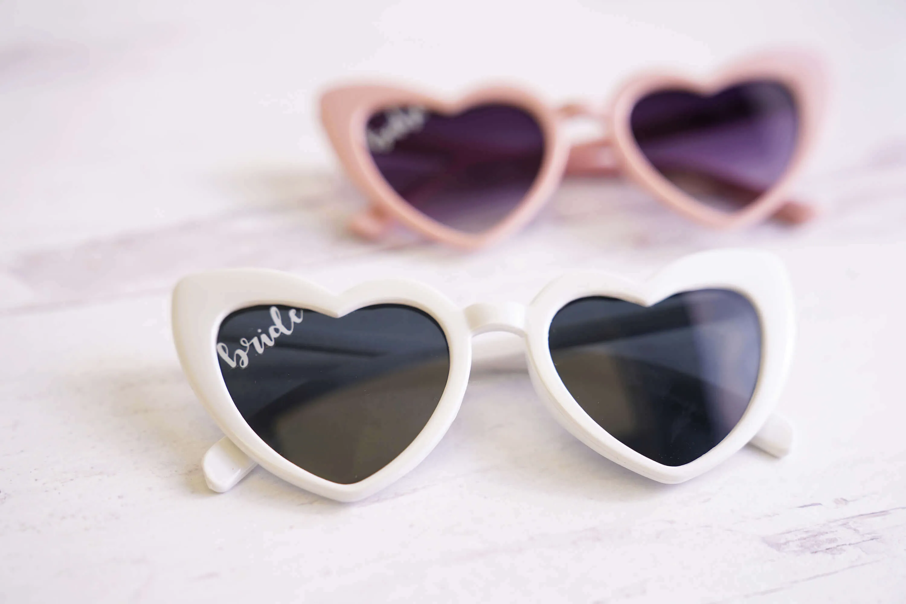 Heart Sunglasses Babe & Bride