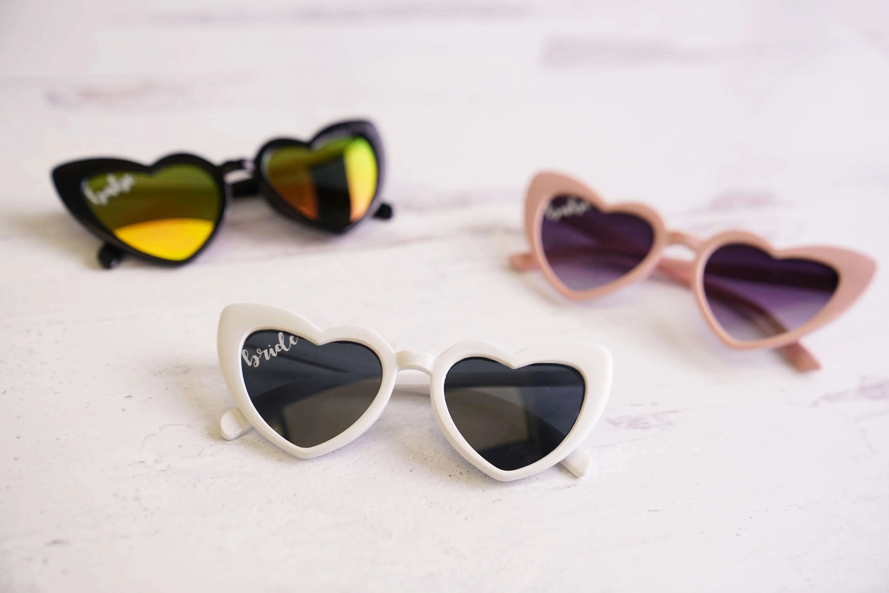 Heart Sunglasses Babe & Bride