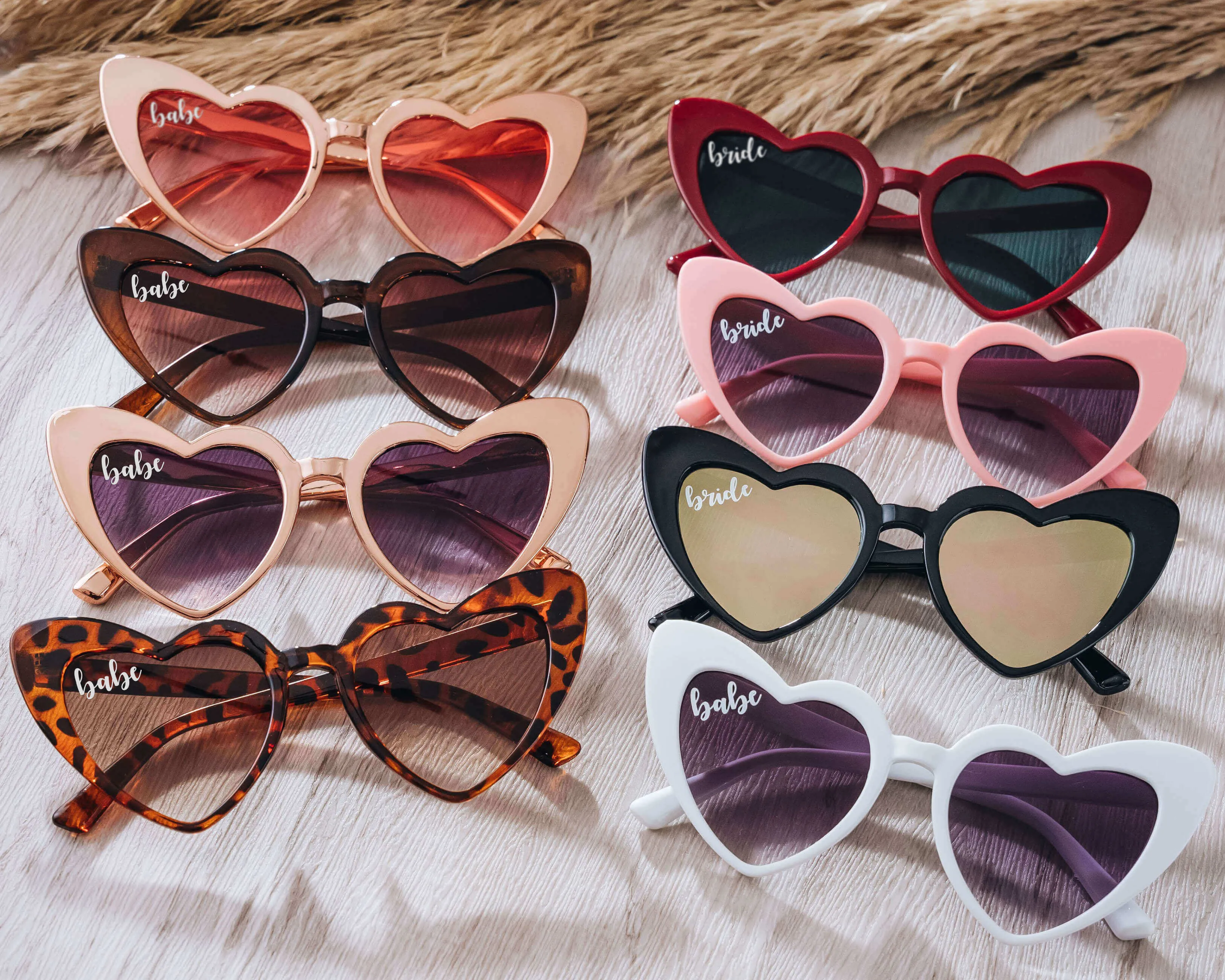 Heart Sunglasses Babe & Bride