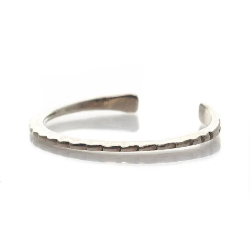 Hmong 95% Pure Silver Hand Finished Cuff -4