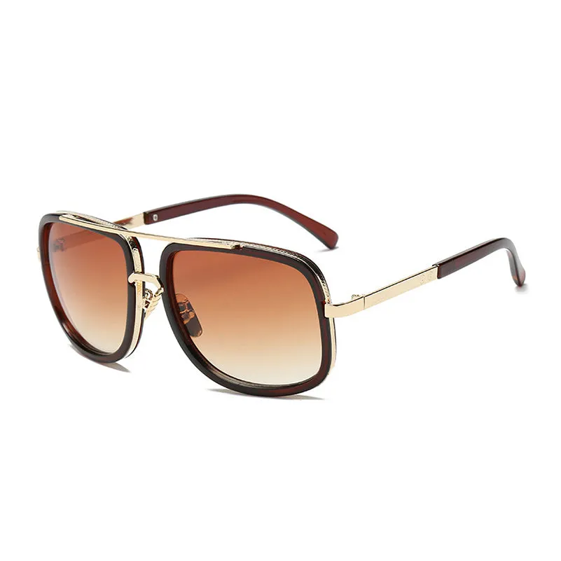 HOLTMANCE   Retro Square Frame Sunglasses for Men