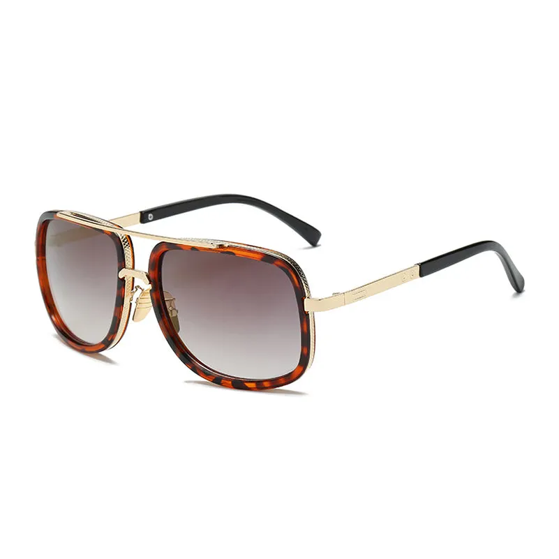 HOLTMANCE   Retro Square Frame Sunglasses for Men