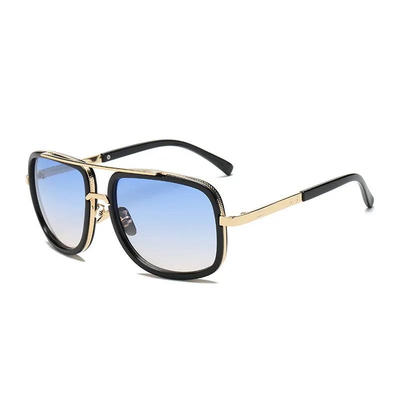 HOLTMANCE   Retro Square Frame Sunglasses for Men