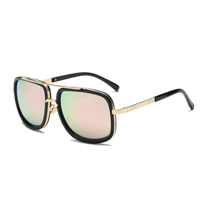 HOLTMANCE   Retro Square Frame Sunglasses for Men