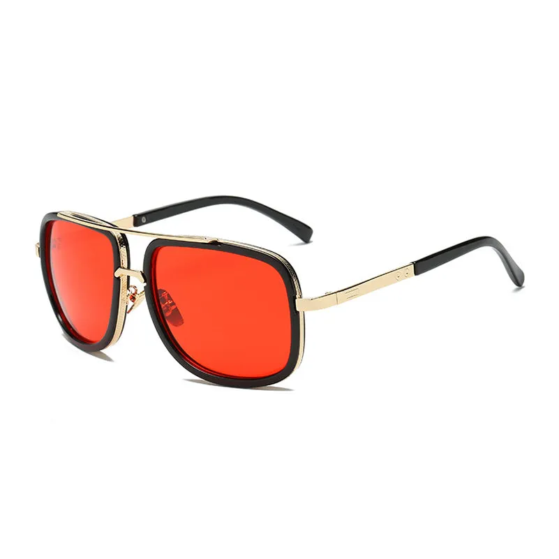 HOLTMANCE   Retro Square Frame Sunglasses for Men