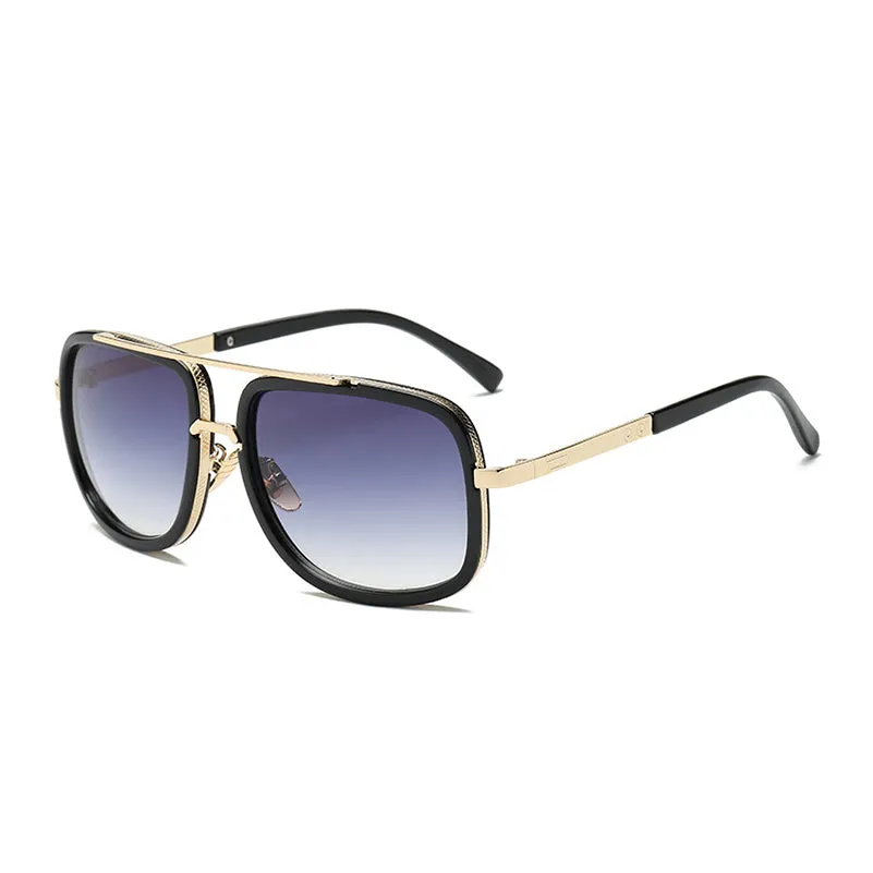 HOLTMANCE   Retro Square Frame Sunglasses for Men