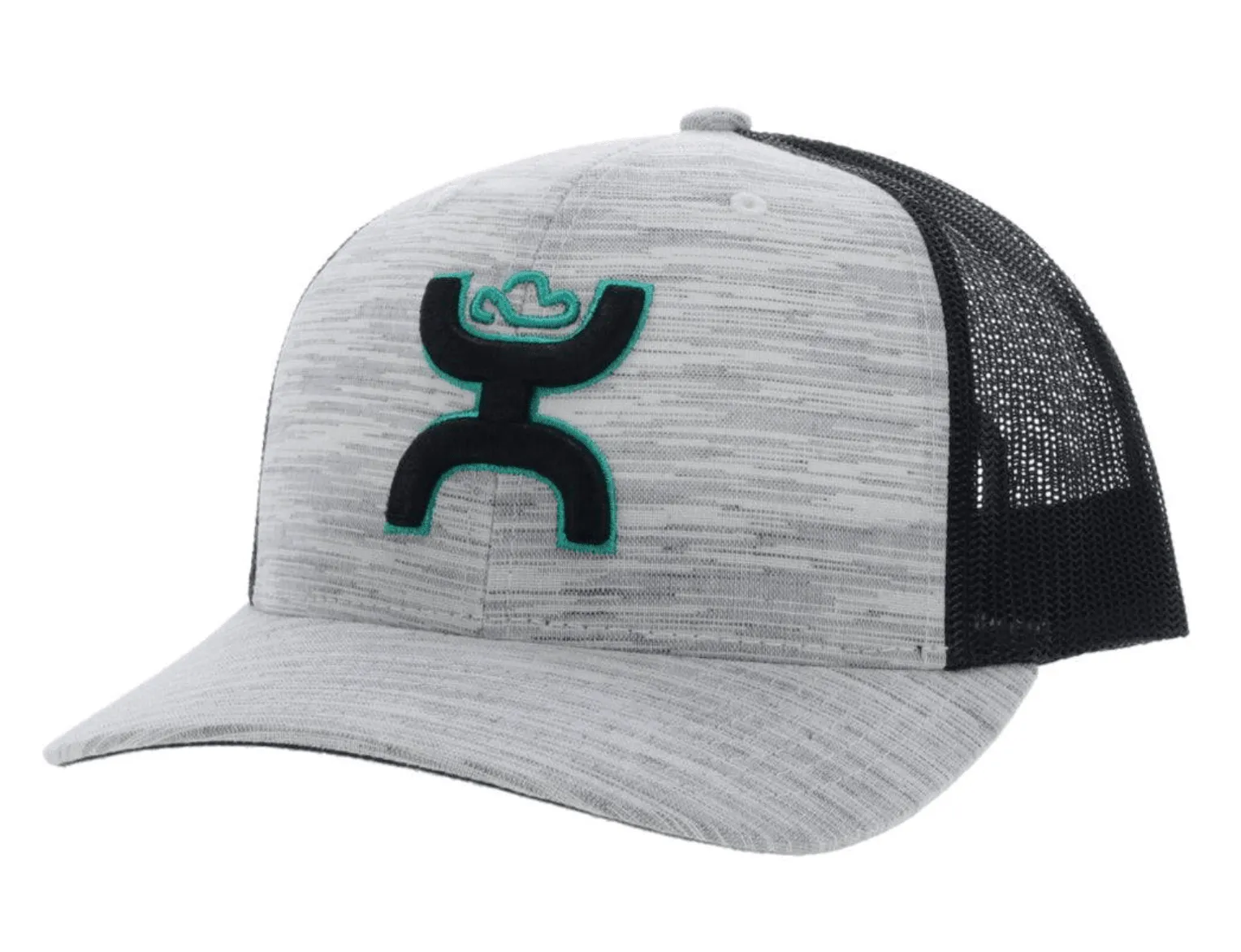 Hooey "Cheyenne" GreyTrucker Snapback Hat2217T-GYBK