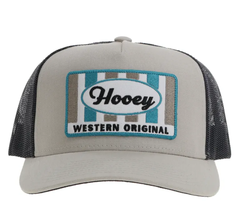 Hooey Youth Sudan Tan & Charcoal Trucker Snapback Hat 2411T-TNCH-Y