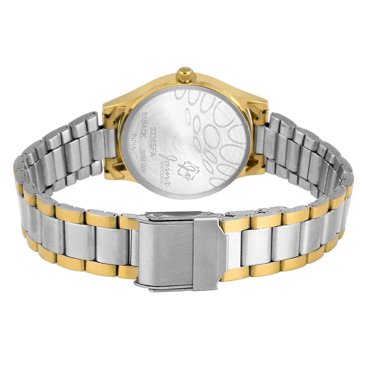 jainx Premium Analogue Couple Watch (White Dial Multicolour Colored Chain)