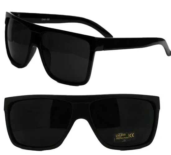 Large Frame CAT 4 Locs -Polished Black