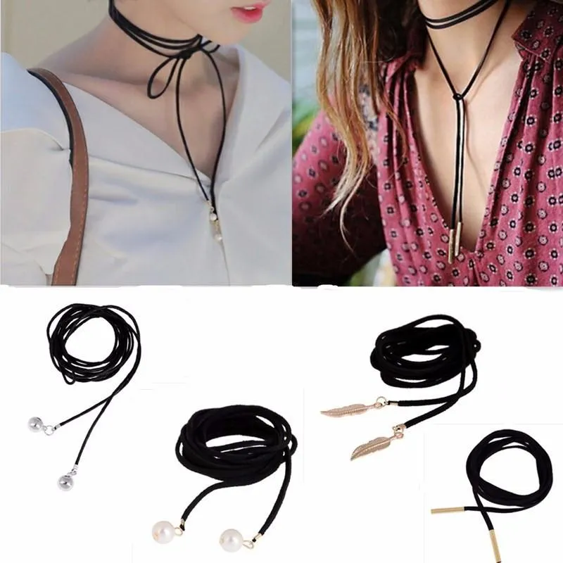 Leather Choker Necklace