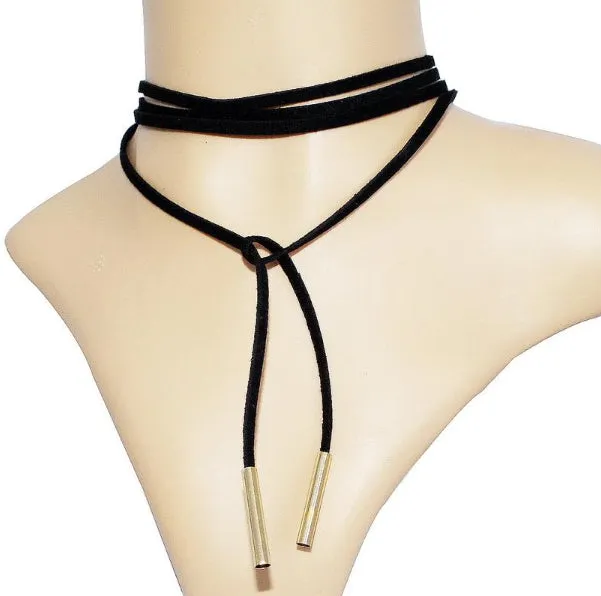 Leather Choker Necklace